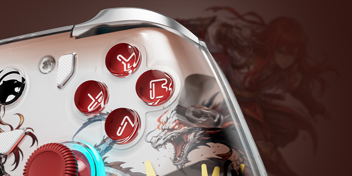 GamePower Asura Kablosuz Beyaz RGB TMR Gamepad (2.4G, Bluetooth, Kablolu) (PC Uyumlu & Taşıma Çantası Hediyeli)