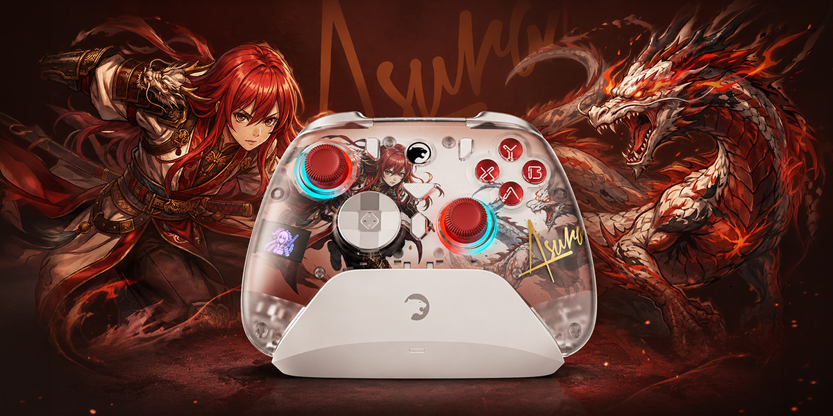 GamePower Asura Kablosuz Beyaz RGB TMR Gamepad (2.4G, Bluetooth, Kablolu) (PC Uyumlu & Taşıma Çantası Hediyeli)