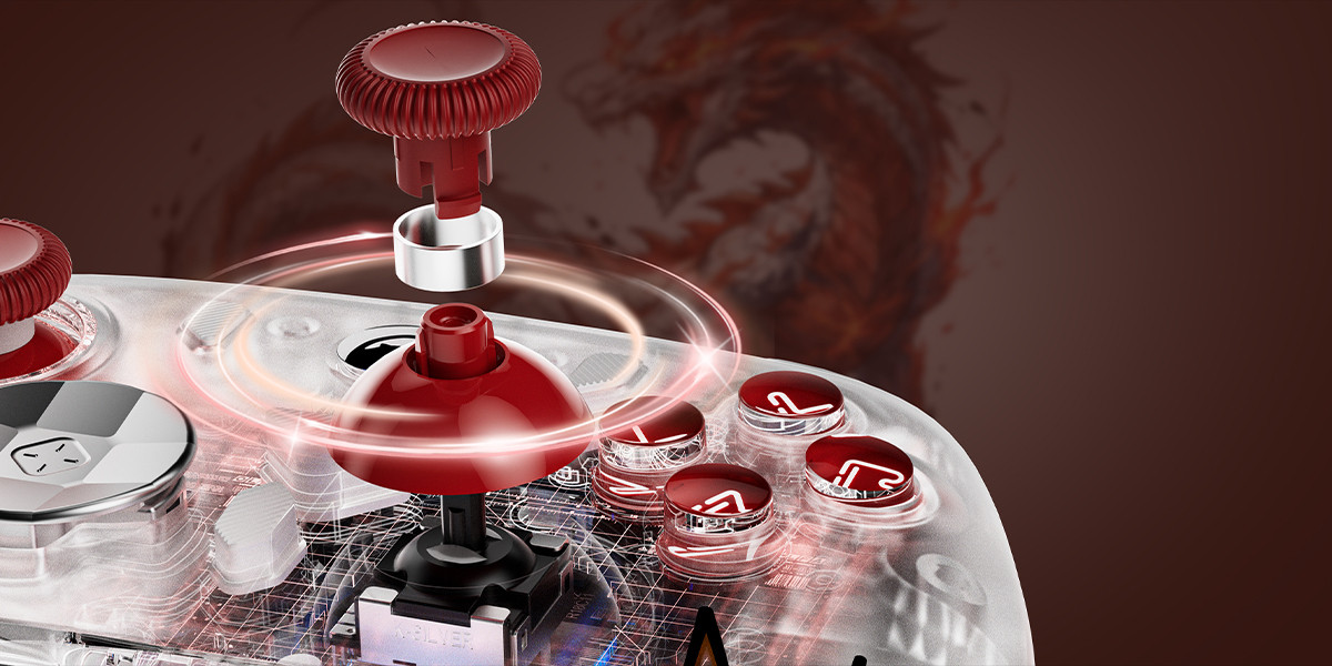 GamePower Asura Kablosuz Beyaz RGB TMR Gamepad (2.4G, Bluetooth, Kablolu) (PC Uyumlu & Taşıma Çantası Hediyeli)