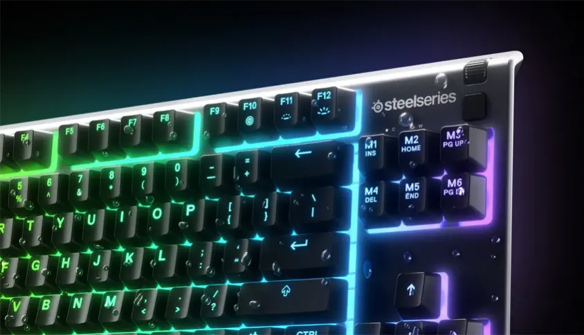 SteelSeries Apex 3 TKL SSK64818 TR Q RGB Membrane Kablolu Gaming (Oyuncu) Klavye