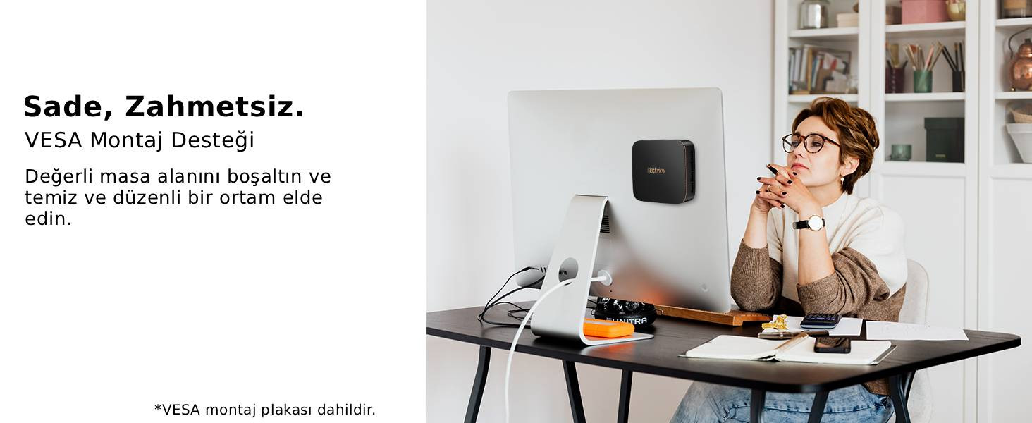 Blackview MP20 Mini PC kompakt mini PC ofis ve ev kullanımı için ideal