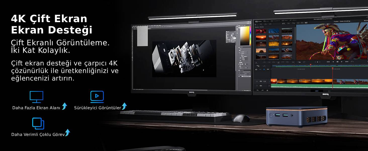 Blackview MP20 Mini PC çoklu bağlantı seçenekleri ve yüksek performans