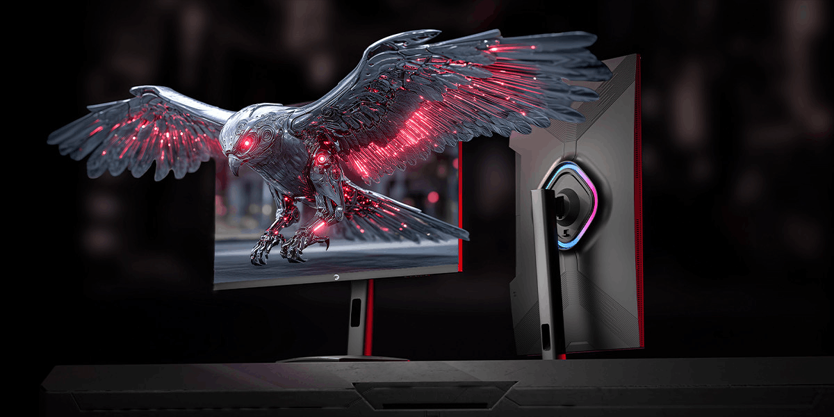 GamePower Lunis L50 27 inç 240Hz 0.5ms VA FHD RGB Gaming Monitör Ön Görünüm