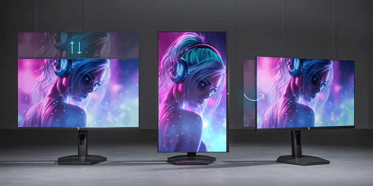 GamePower Lunis L50 ergonomik ayarlanabilir stand yapısı