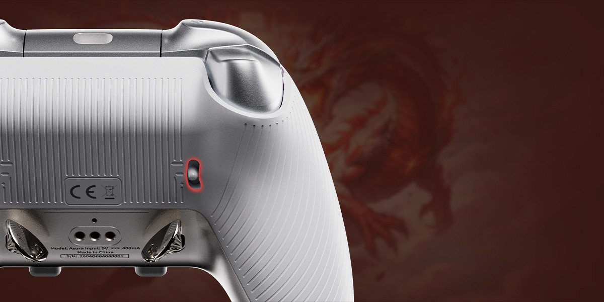 GamePower Asura Kablosuz Beyaz RGB TMR Gamepad (2.4G, Bluetooth, Kablolu) (PC Uyumlu & Taşıma Çantası Hediyeli)