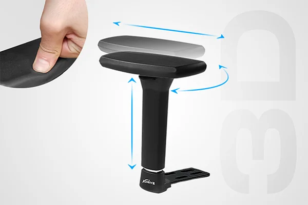 Motionflex 3D ayarlanabilir oyuncu koltuğu kolçak sistemi