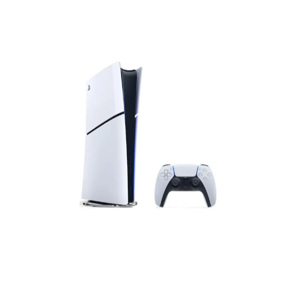 PS5 Slim Digital Edition 825 GB konsol ön görünüm