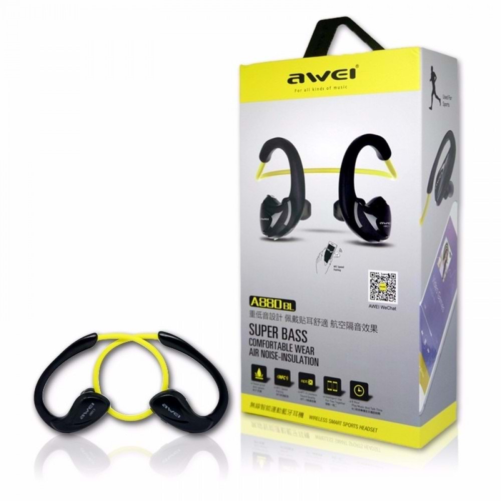 AWEI A880BL WIRELESS STEREO HEADSET