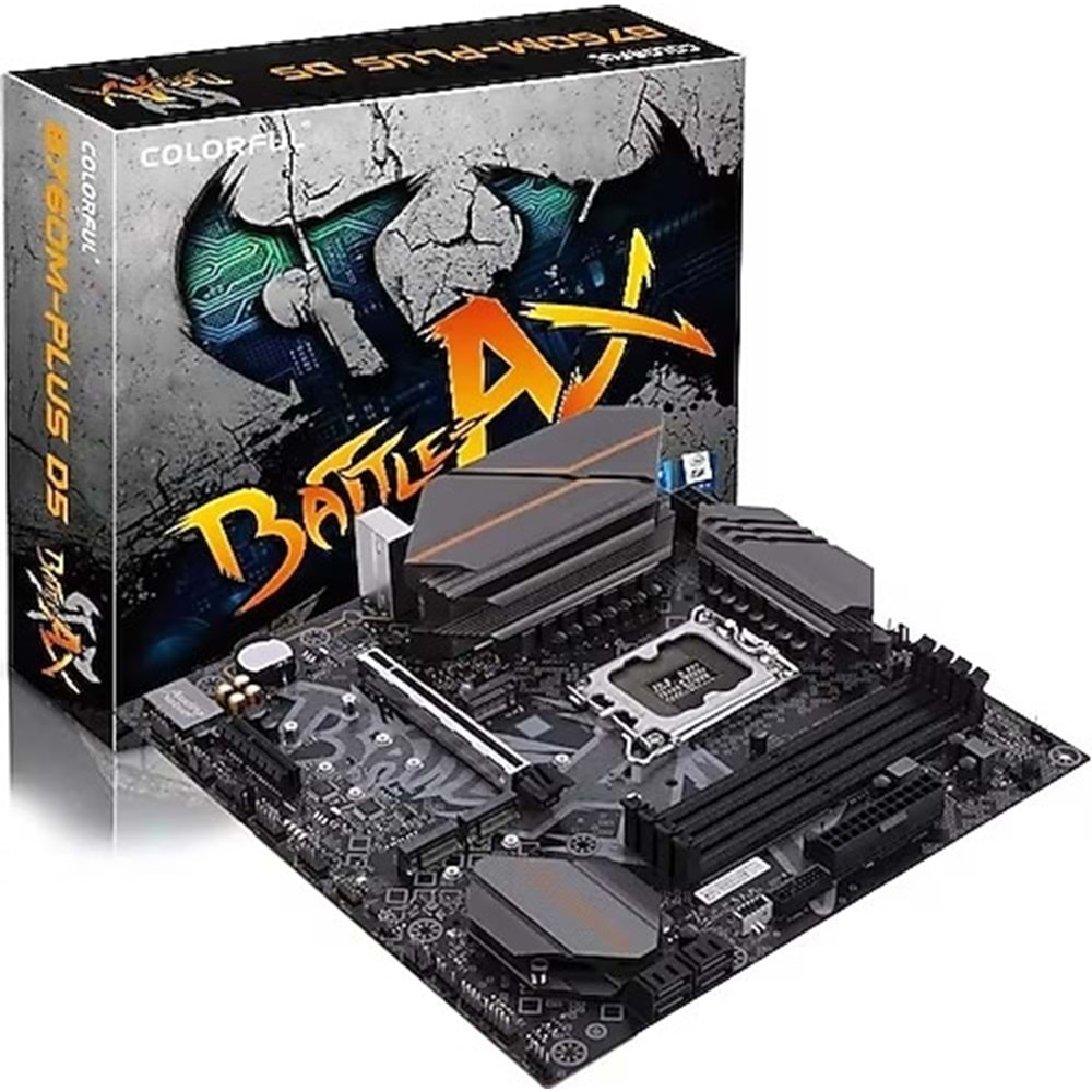 COLORFUL BATTLE-AX B760M-PLUS V20 DDR5 6600MHz DP/HDMI M-ATX