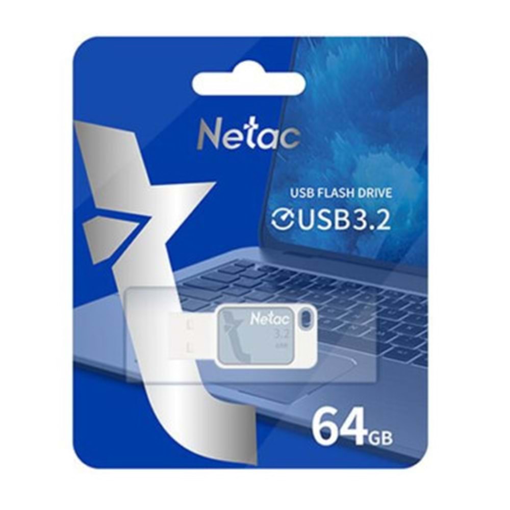 NETAC UA31 64GB USB 3.2 NT03UA31N-064G-32BL
