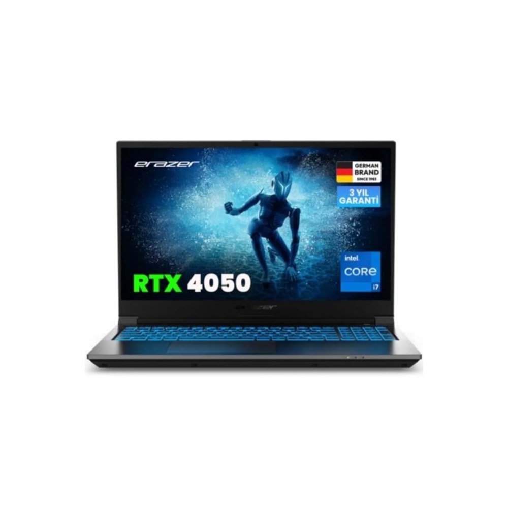 ERAZER CRAWLER E50İ MD600013 i7-12650H 16GB RAM 512 GB SSD RTX4050 15.6