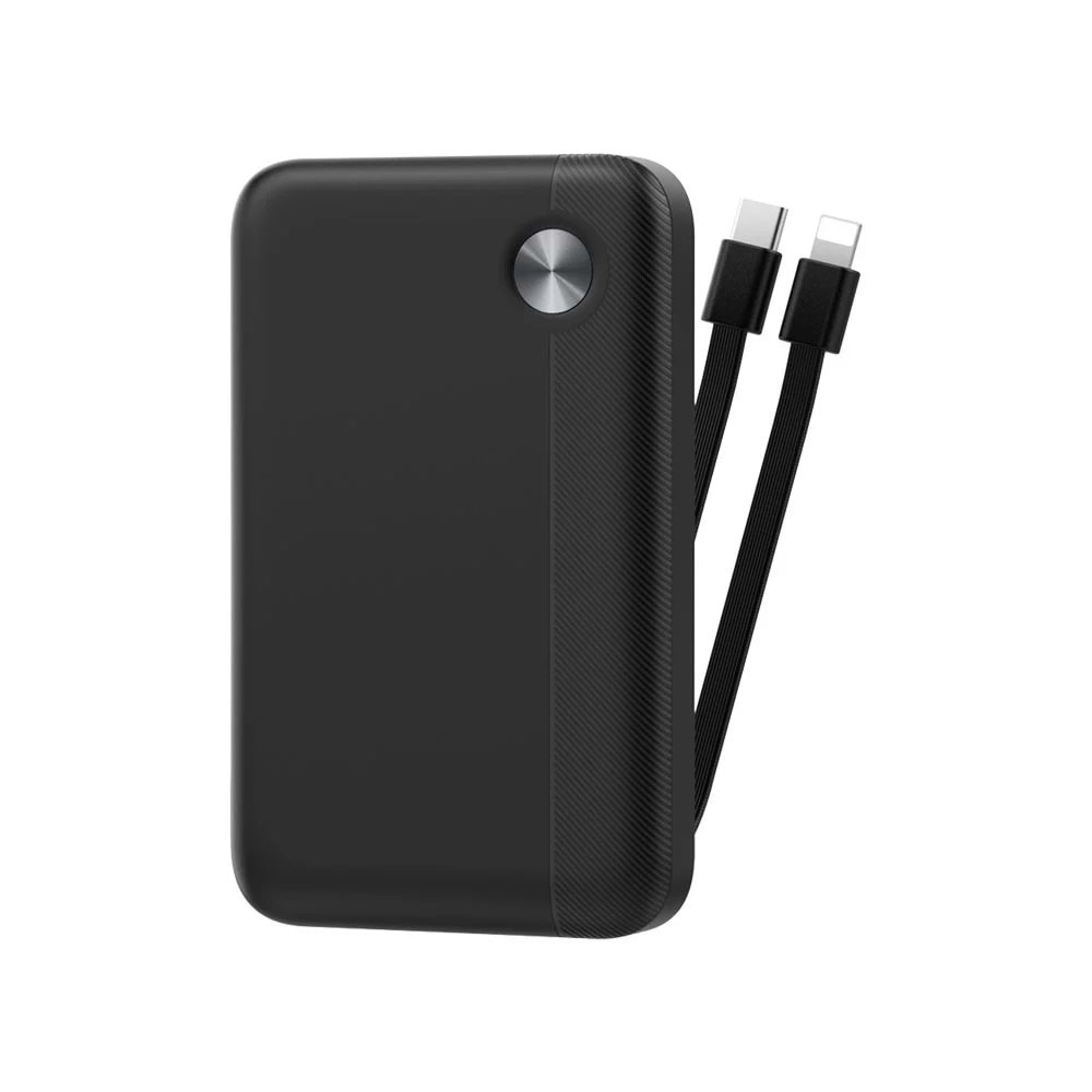 WIWU P060 TYPE-C LIGHTLING ÇIKIŞLI TAŞINABİLİR 10000mah PAWERBANK SİYAH