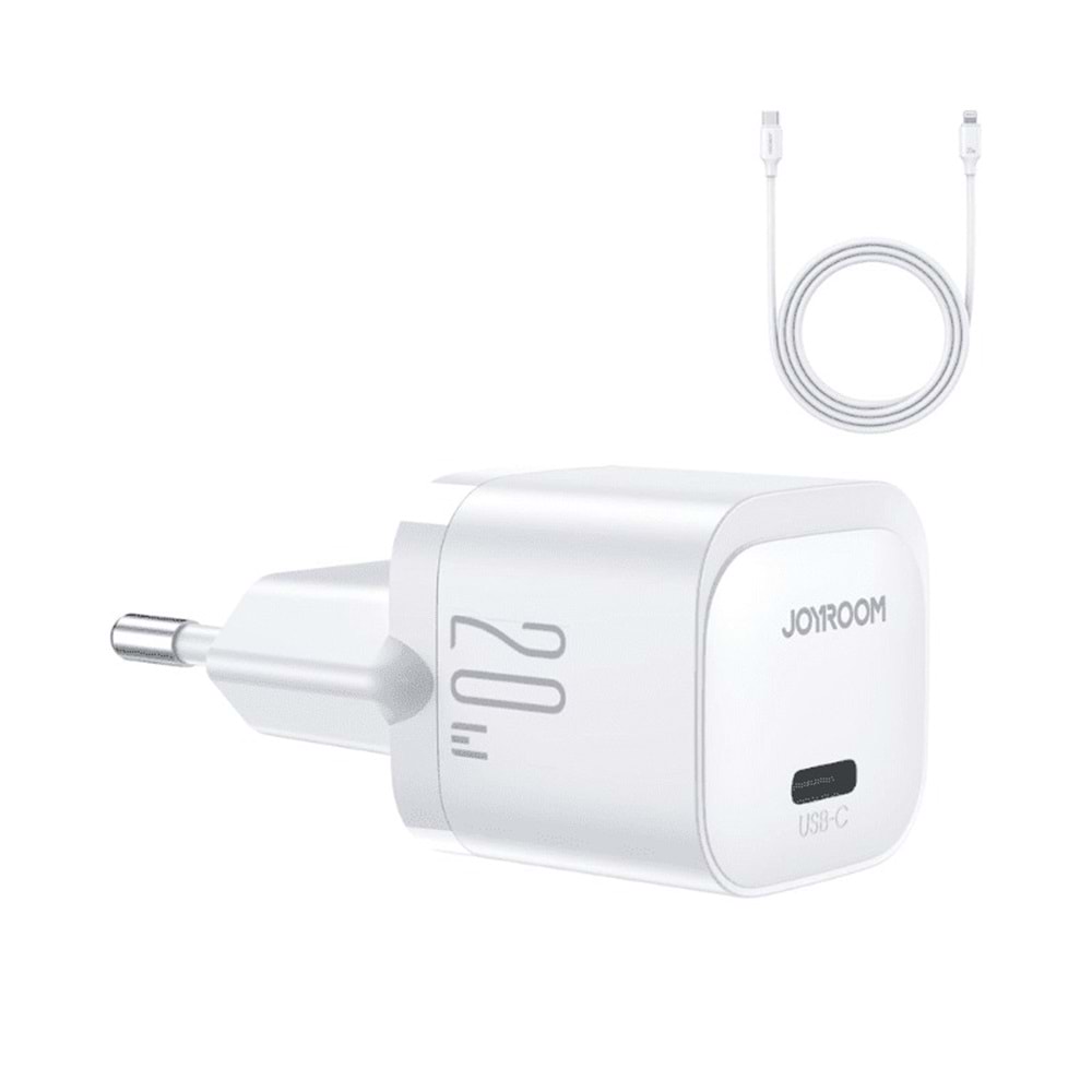 JOYROOM PD20W FAST CHARGER KIT 1M TYPE-C DATA CABLE