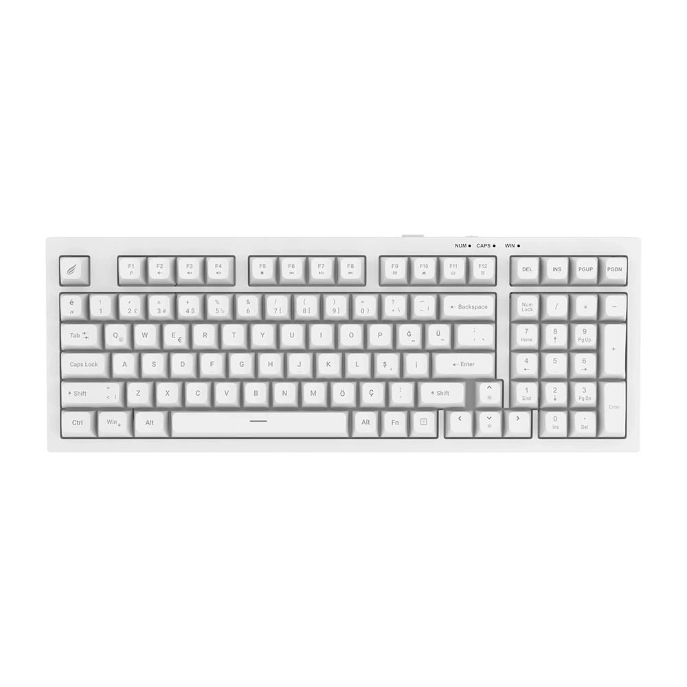 HAWK HK210W MEMBRANE RGB TYPE-C KABLOLU GAMING KLAVYE