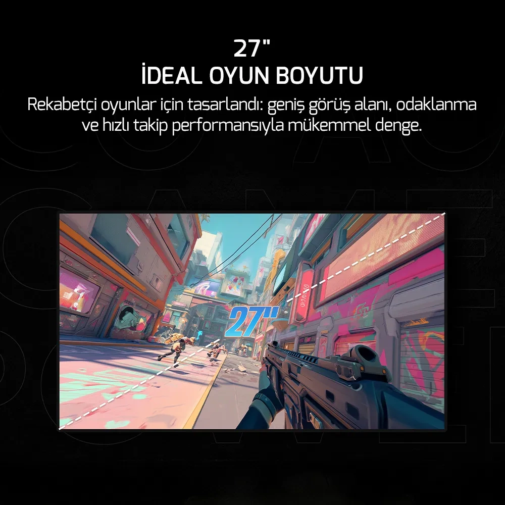 GAMEPOWER 27 KAZE T20 0.5MS 240 HZ FHD IPS GAMING MONITOR