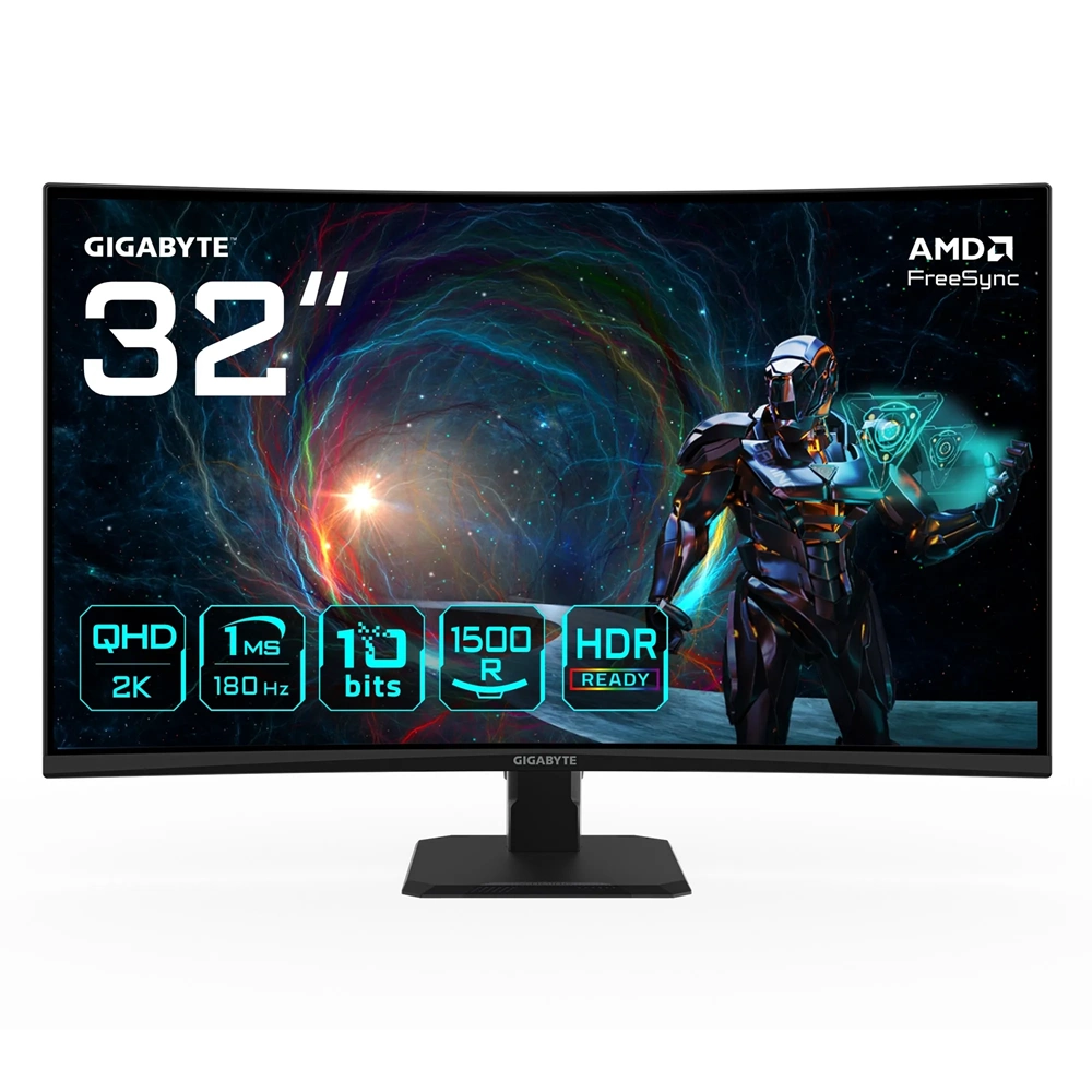 31.5 GIGABYTE GS32QCA 1MS 170 HZ 2K KAVİSLİ GAMING MONITOR