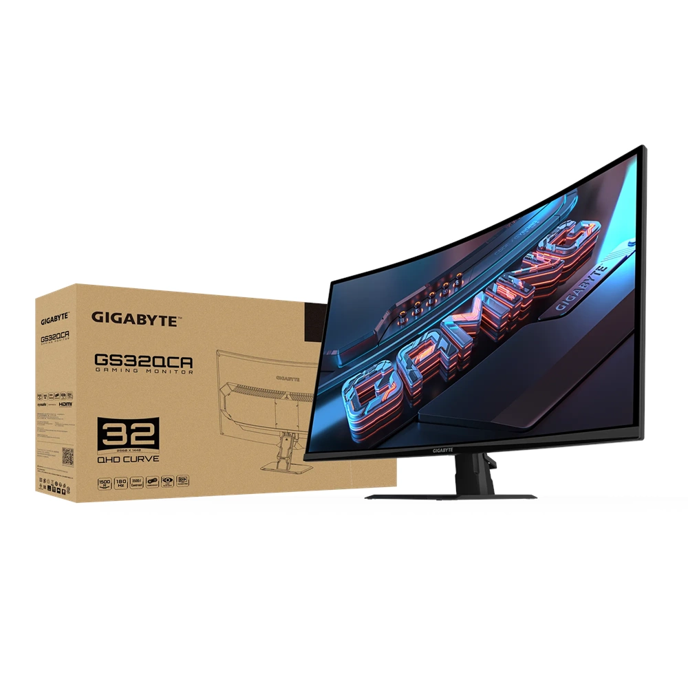 31.5 GIGABYTE GS32QCA 1MS 170 HZ 2K KAVİSLİ GAMING MONITOR