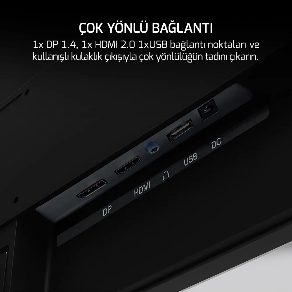 James Donkey Epic E20 27 INC 200Hz 0.5Ms FHD VA Panel Oyuncu Monitör