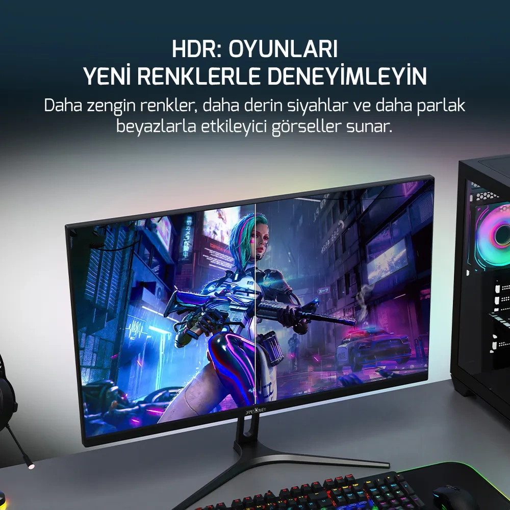 James Donkey Epic E20 27 INC 200Hz 0.5Ms FHD VA Panel Oyuncu Monitör