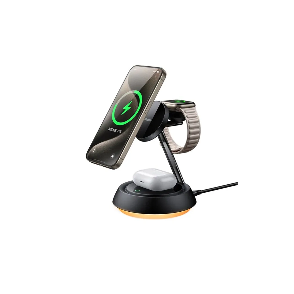 MCDODO CH-495 3in1 15W WIRELESS CHARGING STATION