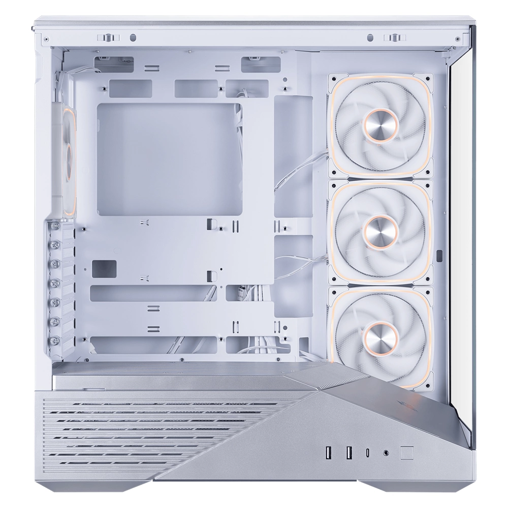 1ST PLAYER GM7 BTF GÜMÜŞ ARGB 4X12CM FAN TEMPERLİ CAM ATX KASA