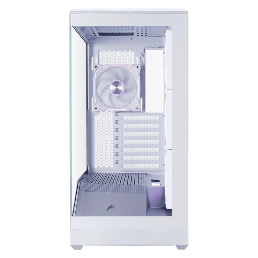 1ST PLAYER GM7 BTF GÜMÜŞ ARGB 4X12CM FAN TEMPERLİ CAM ATX KASA