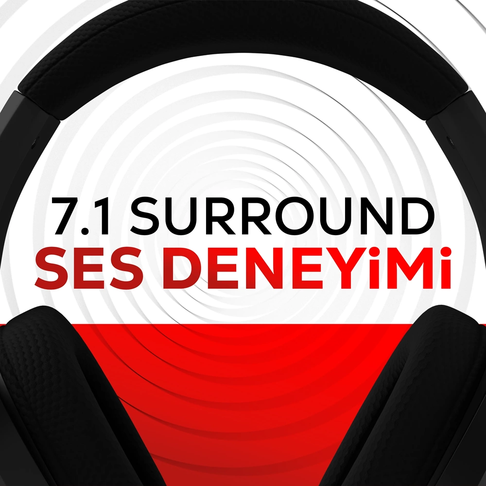 HAWK GAMING HS420 7.1 TRI-MODE KABLOSUZ/BLUETOOTH SİYAH OYUNCU KULAKLIĞI