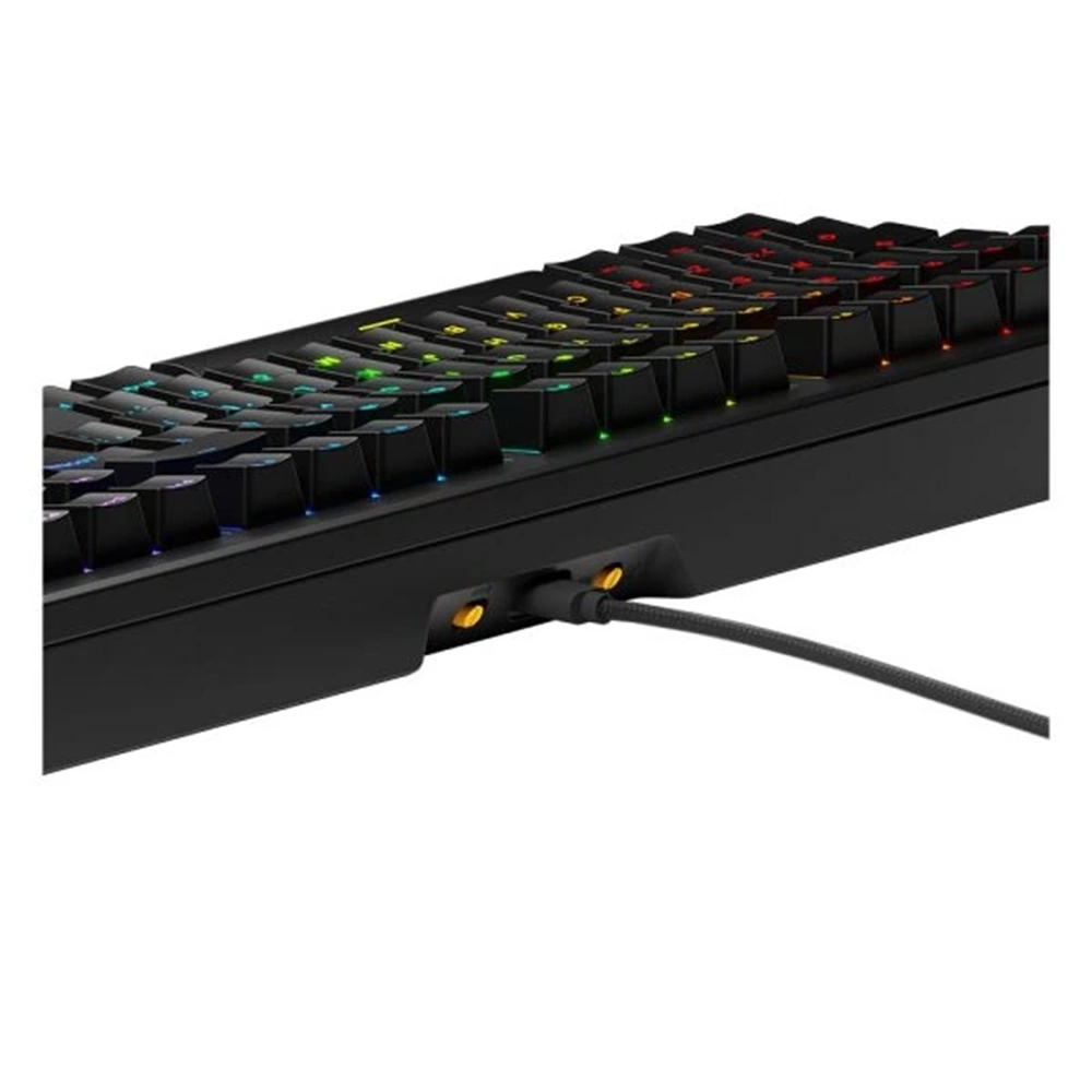 GLORIOUS GMMK3 100% Fox Linear Switch Mekanik Modüler Kablolu Gaming Türkçe Siyah Klavye