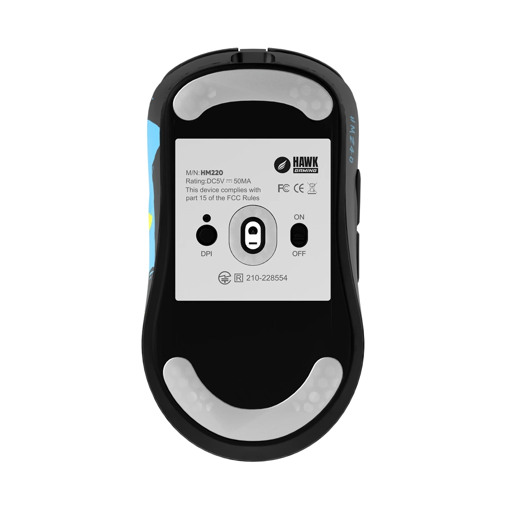 Hawk Gaming HM240 8K Hz 26000 DPI PixArt 3395 Tri-Mode Kablosuz/Bluetooth Siyah Gaming Mouse