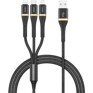 WIWU ELITE DATA CABLE 3 IN 1