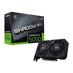 MSI GEFORCE RTX 5050 8GB SHADOW 2X OC 8GB GDDR6 128B DX12 EKRAN KARTI