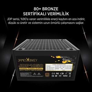 JAMES DONKEY JDP1050 APFC 80+ BRONZE 1050W PSU