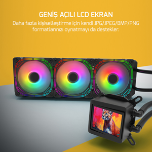 GAMEPOWER SKADI ELITE LCD 360 ARGB SIVI SOĞUTMA