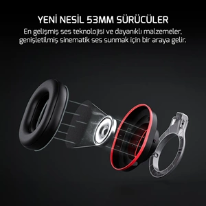 GAMEPOWER RANGER SIYAH 7.1 RGB GAMING KULAKLIK