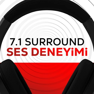 HAWK GAMING HS420 7.1 TRI-MODE KABLOSUZ/BLUETOOTH SİYAH OYUNCU KULAKLIĞI