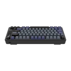Hawk Gaming HK255 Membrane LCD RGB Kablosuz/Bluetooth Gri Mor %75 Türkçe Gaming Oyuncu Klavye