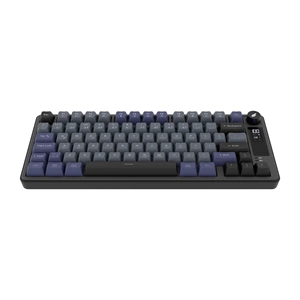 Hawk Gaming HK255 Membrane LCD RGB Kablosuz/Bluetooth Gri Mor %75 Türkçe Gaming Oyuncu Klavye