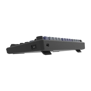 Hawk Gaming HK255 Membrane LCD RGB Kablosuz/Bluetooth Gri Mor %75 Türkçe Gaming Oyuncu Klavye