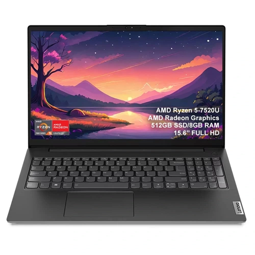 LENOVO V15 82YU0124TX AMD RYZEN 5-7520U 8GB RAM 512GB SSD 15.6 INCH FREEDOS