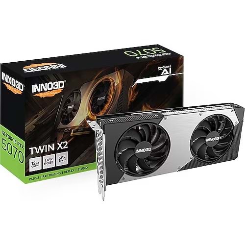 INNO3D RTX5070 TWIN x2 OC 12GB 192Bit GDDR7 EKRAN KARTI