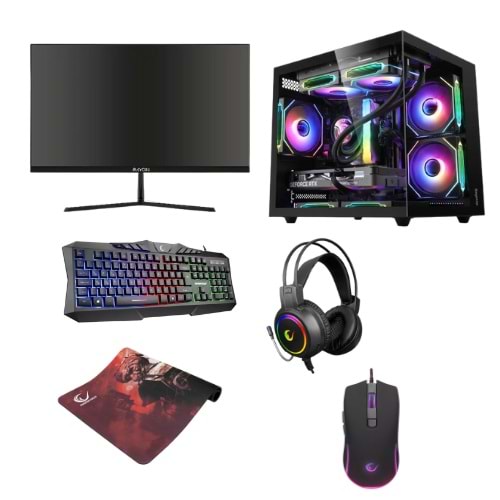 LANSMAN GAMING BUNDLE AMD RYZEN5-7500F 16 GB DDR5 RAM 8 GB RTX5060 512 GB SSD 650W