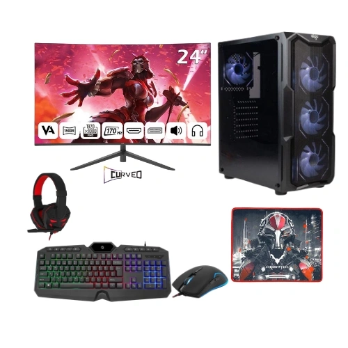 LANSMAN GAMING PC INTEL i5-14400F/32 GB DDR5 RAM/1 TB NVME SSD/8 GB RTX 5050/650W 80+ BRONZE/24