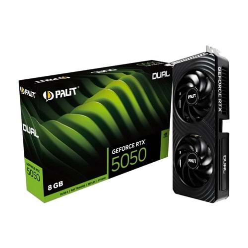 PALIT RTX 5050 DUAL 8GB 128BIT GDDR6 EKRAN KARTI