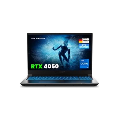 ERAZER CRAWLER E50İ MD600013 i7-12650H 16GB RAM 512 GB SSD RTX4050 15.6