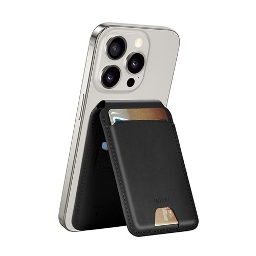 WIWU MW005 MAGSAFE STANDLI FIND MY MAG WALLET
