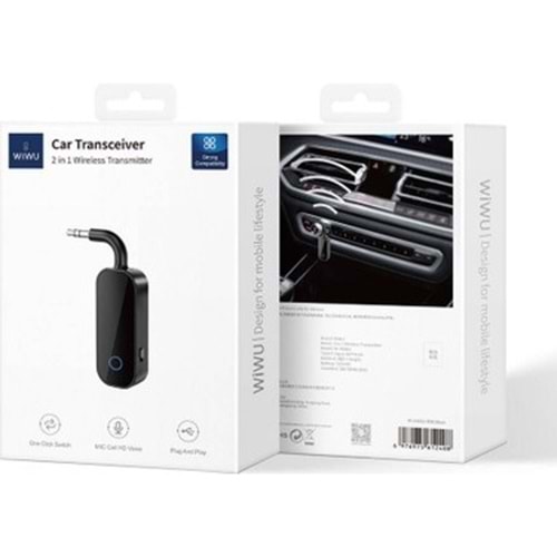 WIWU KABLOSUZ SES ALICI AUX GİRİŞLİ BT 5.0 ADAPTÖR