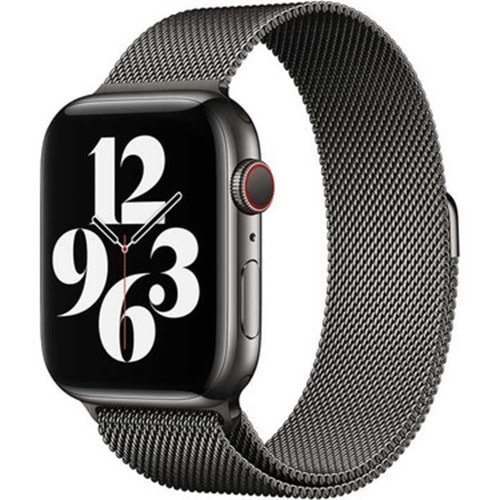 WIWU ÇELİK PASLANMAZ ÇELİK 42-44-45MM UYUMLU KORDON SİYAH