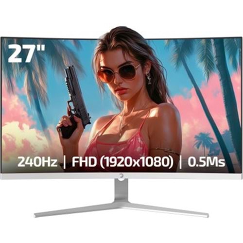 GAMEPOWER 27 VIVID V60 CURVED 0.5 Ms 240 Hz MONITOR