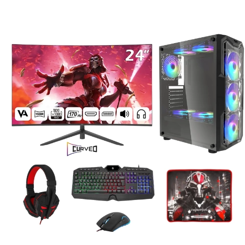 LANSMAN GAMING BUNDLE INTEL i5-14400F 16 GB DDR4 RAM 512 GB NVME SSD RTX 5060 650W
