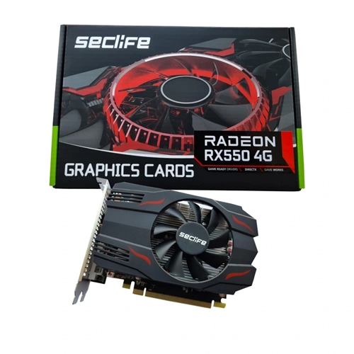 SECLİFE AMD Radeon RX550 4GB GDDR5 128Bit Ekran Kartı